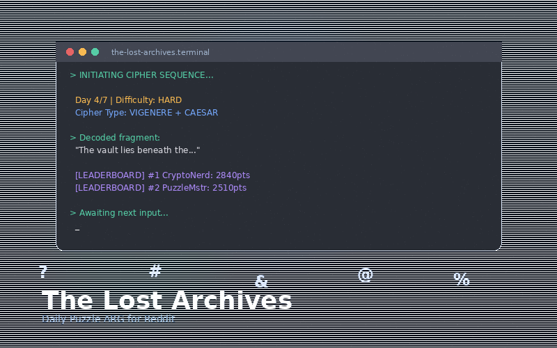 The Lost Archives